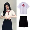 nuova ragazza carina uniformi rotonda colletto della bambola camicia camicetta vestiti delle donne bianco Jk giapponese School Girl Cosplay marinaio camicie ragazze t3KX #