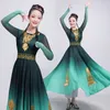 Elegant Xinjiang dans kvinnlig vuxen minoritet s uyghur scenprestanda dr Dr kinesisk folkdans 43jy#