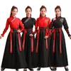 Oude Chinese traditial tang-dynastie hanfu nieuwe jaar outfits slepen dr kleding voor dames vrouw winter set kleding W2Yz #