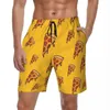 Pantaloncini da uomo Pizzs Food Graphic Board Estate Divertente Hawaii Beach Pantaloni corti Maschi Running Surf Tronchi ad asciugatura rapida