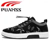 Walking Shoes PUAMSS Men's Sneaker Tide Fall2024 Arrival Youthful Antiskid F