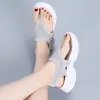 Casual Shoes 2024 Women Sandals Mesh Beach Flats Flip Woman Gladiator Simple Sandalias Mujer Sapato Feminine Plus Size 36-43