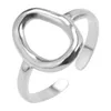 Clusterringen Set Titanium Staal Voor Dames Heren Accessoires Liefde Hart Charme Ring 2024 Trend Sieraden Party Bague Femme Acier Inoxydable