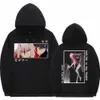 Anime giapponese Darling In The Franxx Zero Two Hiro Graphic Print Felpa con cappuccio Uomo Donna Plus Size Felpe Casual Streetwear Tops o5p8 #