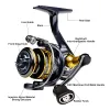 Bobinas PR800 Super Light Fishing Reel 7 + 1BB Alta Velocidade 5.2: 1 Relação de engrenagem Max Drag 8Kg Spinning Reel com carretel de alumínio para água doce