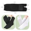 Kadın Çoraplar Erkekler Yumuşak Nefes Alabilir Unisex Split Toe Slip Olmayan Pilates Yoga Egzersiz Sıkışan Parçacık ile Yapışkan Mürettebat