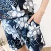 女性のトラックスーツ自由and弾の花フルプリントサマースーツ2ピースセット女性服を飛ばす袖のゆるいカジュアルオールマッチ日本の服