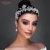 Youlapan Pearl Wedding Headpiece Bride Hair Acntice Band Band Perbe Band pour filles Femme Headdr Party Weddwear HP186 F8GW #