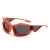 Lanques de soleil de créateurs de luxe Femmes hommes Fiomous Futuriste Y2k Sun Glasses Cat Eye Fashion Trendy Hip Hop Shades UV400