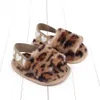 Sandales Baywell automne bébé filles coeur semelle souple sandales en peluche toboggan sandale enfant en bas âge princesse antidérapant berceau chaussures 0-18 mois 240329