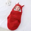 Decken Baby Schlafsack Geboren Herbst- und Winterverdickungsdicke-Anti-Scare-Swaddeln 0-6 Monate Lieferungen A261
