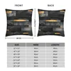 Pillow Urban Black And Gold Pillowcase Art Backpack For Sofa DIY Printed Office Hug Decorative