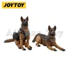 JOYTOY 1/18 Action Figure 2 PZ/SET Militare Cane Canino Anime Collezione Modello Militare 240328