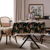 Table Cloth Floral Jacquard Bohemian Thick Tablecloth D6Q2024