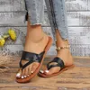 Slippers Sandalen Vrouwen Flats Casual Zomer Schoenen 2024 Mode Jurk Slippers Strand Bohemian Femme