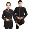 Restaurant Ober Overalls Catering Ober Uniform Hotel Food Service Waitr Uniform Koffie Werkkleding Chinese Cafe Chef-kok Jas X9Io #