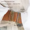 Link Bracelets CCGOOD 3mm Multi-color Natural Stone Beaded For Women Gold Plated 18 K Boho Beach Style Bracelet Pulseras Jewelry