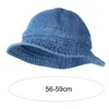 Bérets pour femmes, beau chapeau polyvalent à bord plat, seau décoratif de pêcheur large pliable, vêtements quotidiens pour le soleil