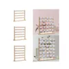 Jewelry Pouches Wooden Display Stand With Hooks Earring Card Rack For Selling Organizer Cards Necklaces