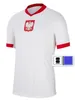 24 25 بولندا لكرة القدم قمصان ليفاندوفسكي القميص القميص 2024 غرزيجورز ميليك بيزكزيك بياتك جروسيكي كريتشوياك زيلينسكي بلاسزيكوفسكي لكرة القدم