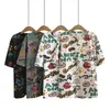 Summer T-Shirt Tee Tees 2021 Casual Plus Size Tops krótki rękaw Wed Cott Print Camiseta Mujer K72-1099 516G#