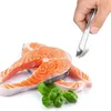 Pinzette per ossa di pesce in acciaio inossidabile pinza a liscia clip pollo piuma di carne di maiale cibi marittimi per alimenti per carne1.Per pinzette a liscia in acciaio inossidabile