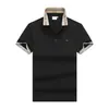 Designer pour hommes Polo Spring Summer Color Sleeves TEES GAGNES CORDES CORDES CONSTUSSION