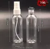 Bottiglie di stoccaggio 20ML 50ML 70ML 100 pz/lotto Bottiglia Spray di plastica trasparente Contenitore di emulsione di profumo fai da te Vuoto Tubo di imballaggio in PET Spruzzatore