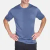 Merino Wool T Shirt Mens 17.5micro Base Layer Tee Men 180GSM Wicking Respirável Secagem Rápida Anti-Odor EUA Tamanho 240326