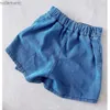 Jupes Skorts enfants Denim jupe doux coeur enfant en bas âge fille été jupe plissée Kawaii vêtements Vintage petites filles vêtements jupes mi-longues 240330