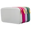 Cosmetic Bags Solid Color Silicone Storage Bag Cute Contrasting Colors Large Capacity Coin Purse Square Travel