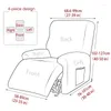 Chair Covers 4 Pieces Split Flower Recliner Sofa Cover For Living Room Elastic Reclining Lazy Boy Armchair Protector Slipcovers