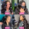 Body Wave Lace Front Wig 4x4 5x5 Lace Closure Wig 13x4 Lace Brontal Brontal 360 HD Lace Brazilian Brazilian for Women Human Hair