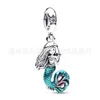 S925 STERLING PANJIA SIRE OCEANシリーズMermaiffish Fixed Buckle Glass Bead DIY ACCIORIES