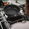 Плоская сковорода, мини-сковорода для жарки блинов из нержавеющей стали, маленькая домашняя плита, омлет