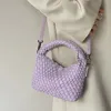 luxury Designer Hobos Bags For Woman Knitting Bag Shoulder Bag For Small Size Woven Handbag Composite Bag Female Z160#