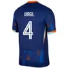24 25 koszulki piłkarskie de Jong Holland 2024 2025 World de Ligt Cup Wijnaldum Klaassen Dumfries Football Shirt Bergwijn Virgil Mense Kit Fan Wersja gracza