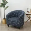 Pokrowce na krzesła drukowana sofa sofa rozciągająca fotela singla Single kanapa do salonu El Internet Club Bar Counter