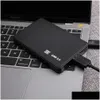 HDD 인클로저 3PCSLOT USB 30 25 인치 SATA CASE SSD 인클로저 외부 모바일 하드 디스크 드라이브 박스 및 Typec Adapterno 하드 디스크 3919379 D OT2AJ