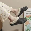 スリッパ女性防水性の家ふわふわの男性ノンスリップソリッドカラー軽量靴カップ