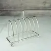 Baking Tools Toast Rack Restaurant Bread Holder 6 Slices Stainless Steel Sample Food Display Tool For Home Kitchen