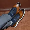 Casual Shoes Xebos Luxury Mens Sneakers äkta ko läder andas snörning vanlig tå oxford kontor män original