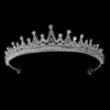 Crystal Tiara Bridal Jewelry Exquipite Bride Party Rhineste Bridal Crown Nowa biżuteria do włosów Kobiet HEDPIET HAIR ACCORIE 121E#