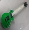 Top Quality standard Eclipse vinatge verde CUSTOM SHOP EMG pickup Tastiera in acero chitarra elettrica 321330213