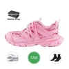 Tess 3.0 2023 Track 3 Chaussures décontractées Baskets à plateforme pour femmes Triple S Rose Bleu Vintage Tracks Led Runners Tess.Baskets de marche en cuir Gomma