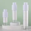 Storage Bottles 25/30/50ml Airless Pump Rotate Cosmetic Container Frosted Double-layer Thickened Square Lotion Empty Bottle Skincare