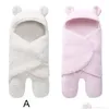 Couvertures Swaddling Baby P Slee Sac Wrap Cartoon Chaud Couverture douce Né Infant Dddle Pographie Prop Drop Livraison Enfants Maternité Nursery Otivg