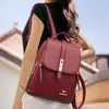 high Quality Leather Backpack Women Large Capacity Backpack Purses Female Vintage Bag School Bags Travel Bagpack Ladies Bookbag 15nK#