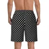 Men's Shorts Classic Polka Dot Gym Summer Black And White Sports Fitness Beach Short Pants Men Breathable Design Oversize Trunks