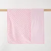 Cobertores outono de inverno Minky Baby Blanket Songencing Bean Cuddle Childre